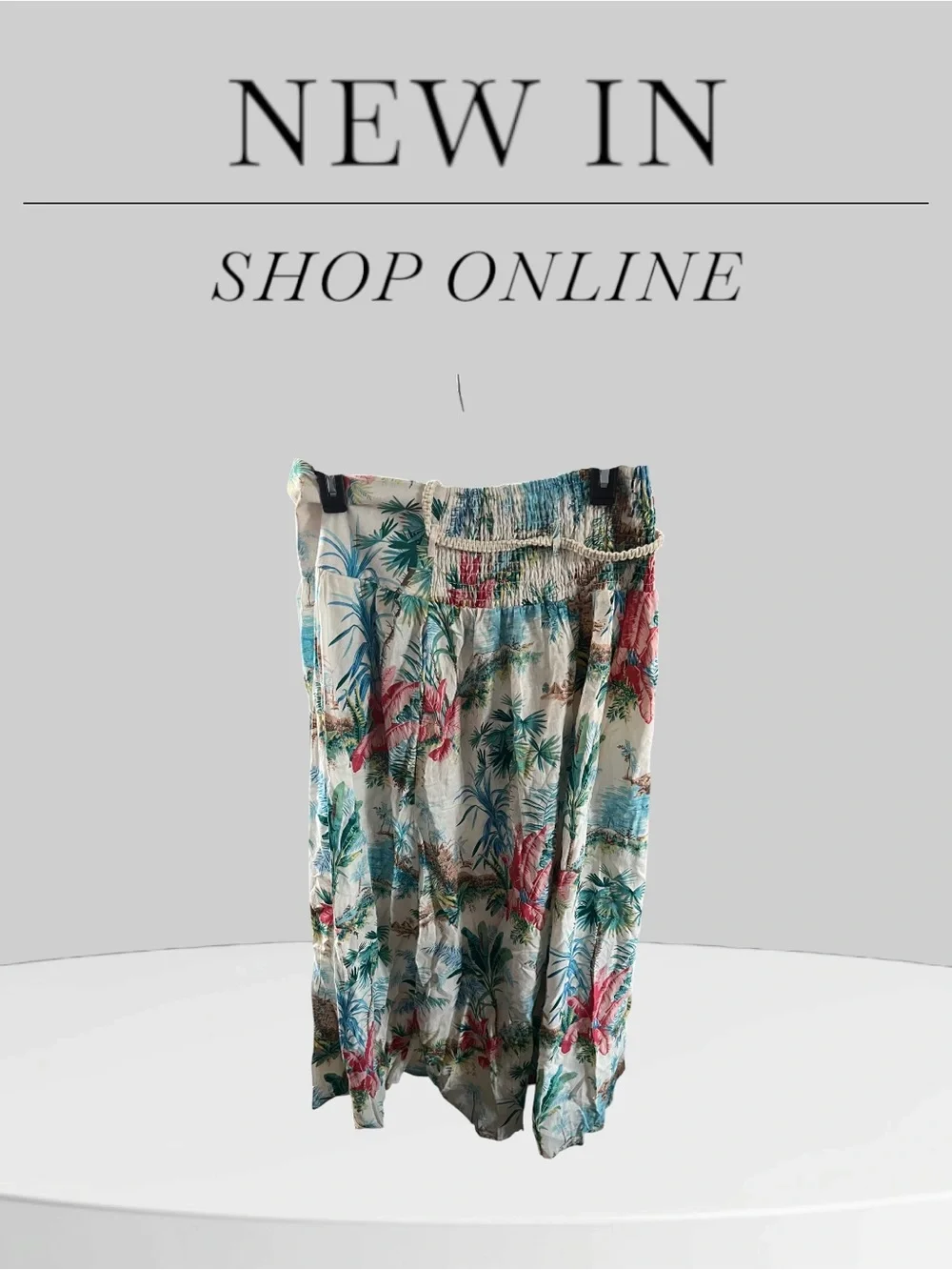 NWT CC California Maxi Skirt Womens Floral  Boho Coasta Cottagecore Size M